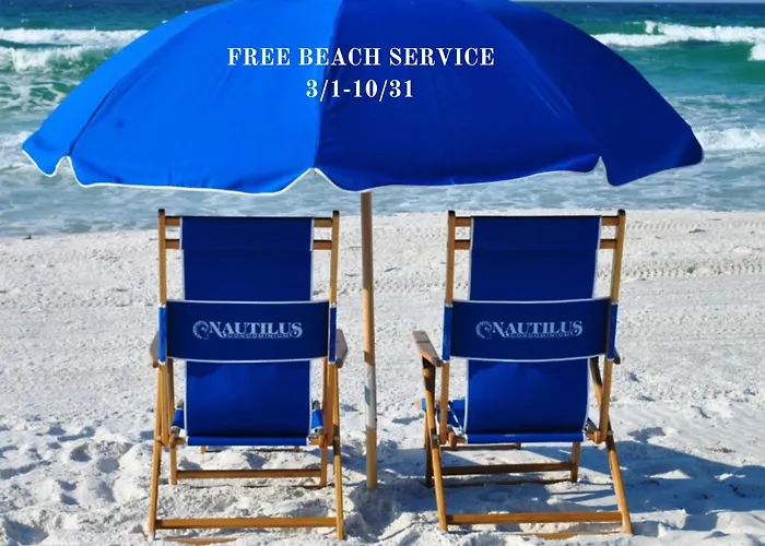 Nautilus 2609 Gulf View 2 Bedroom 6Th Floor Free Beach Service