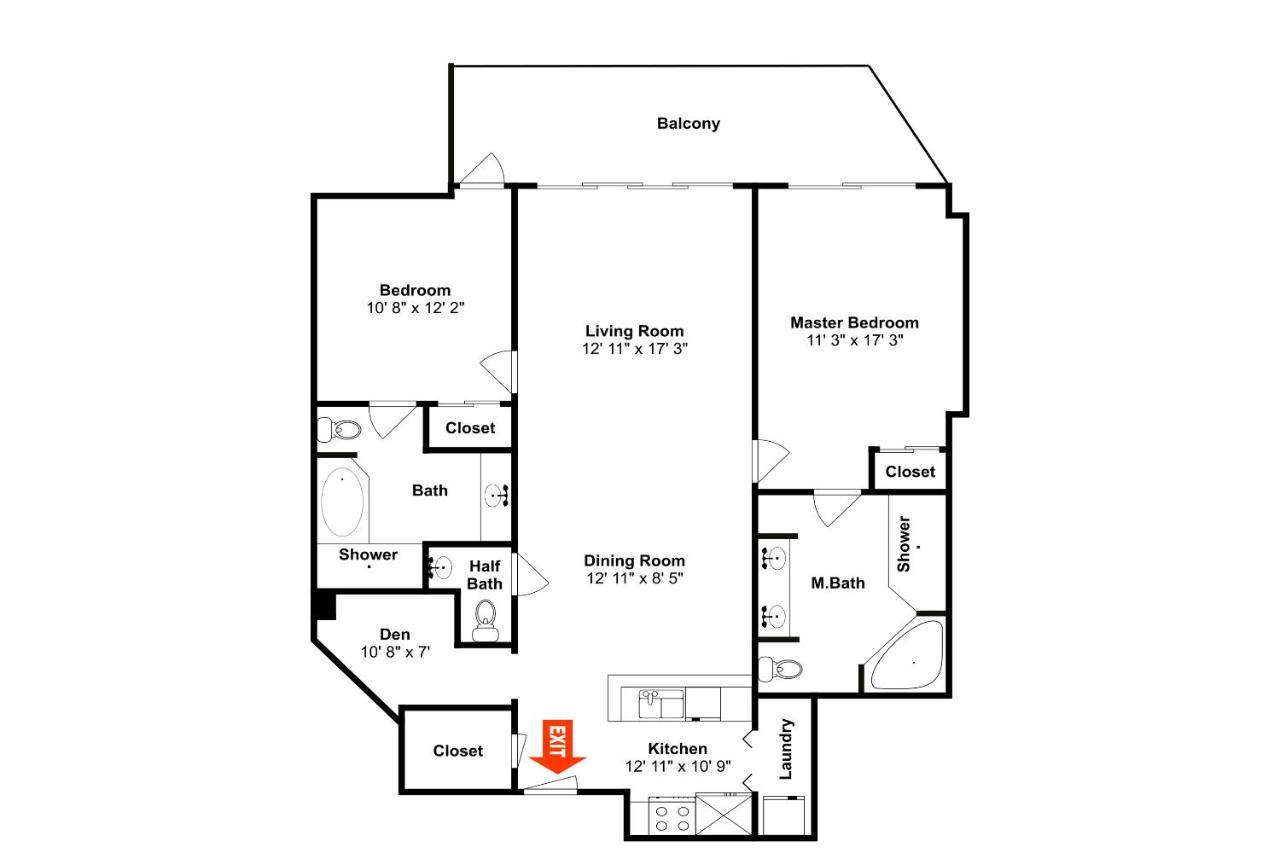 Waterscape A208 Apartment