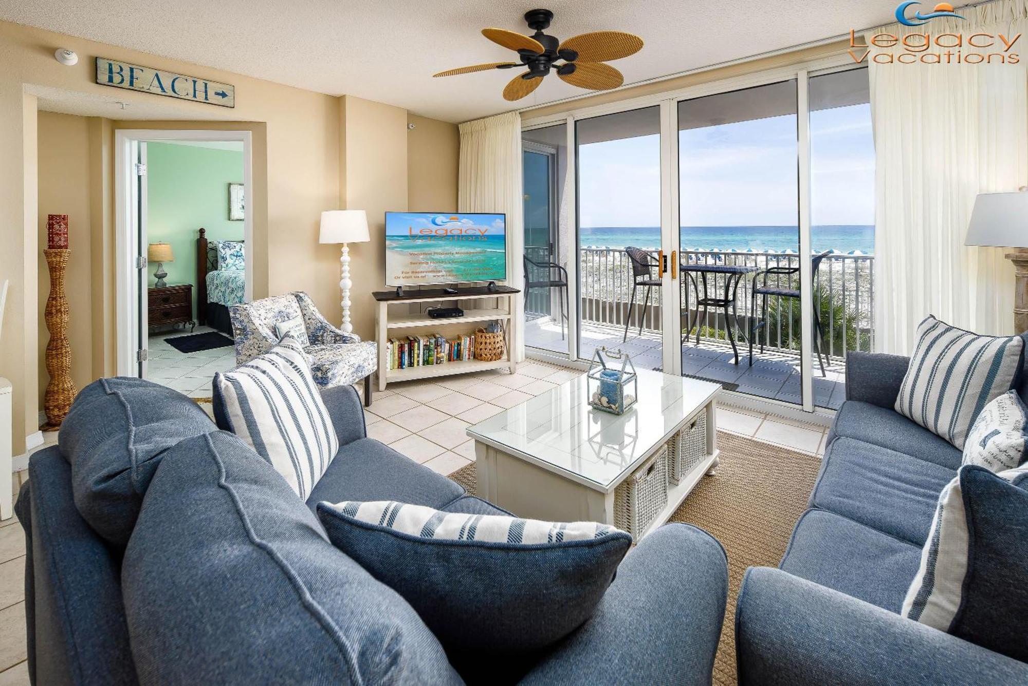 Ip214-beautiful2 Bed Beachfront-free Service Apartment Fort Walton Beach