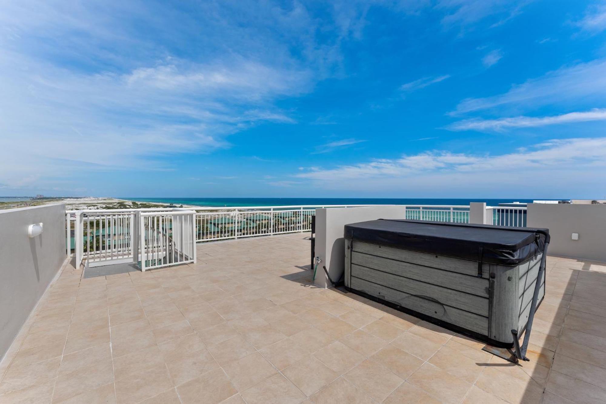 Destin West Ph01 - Penthouse With Hot Tub On Private Rooftop Terrace - Views! Fort Walton Beach