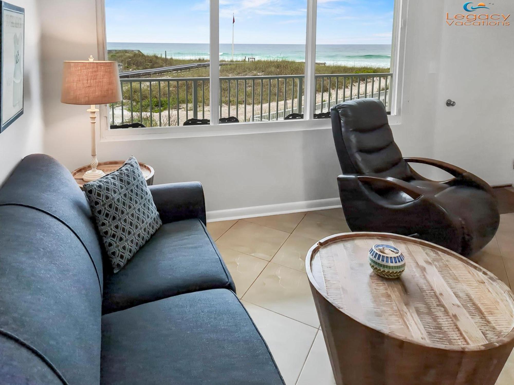 Apartment Is9-cozy Upstairs Beachfront - King Beds