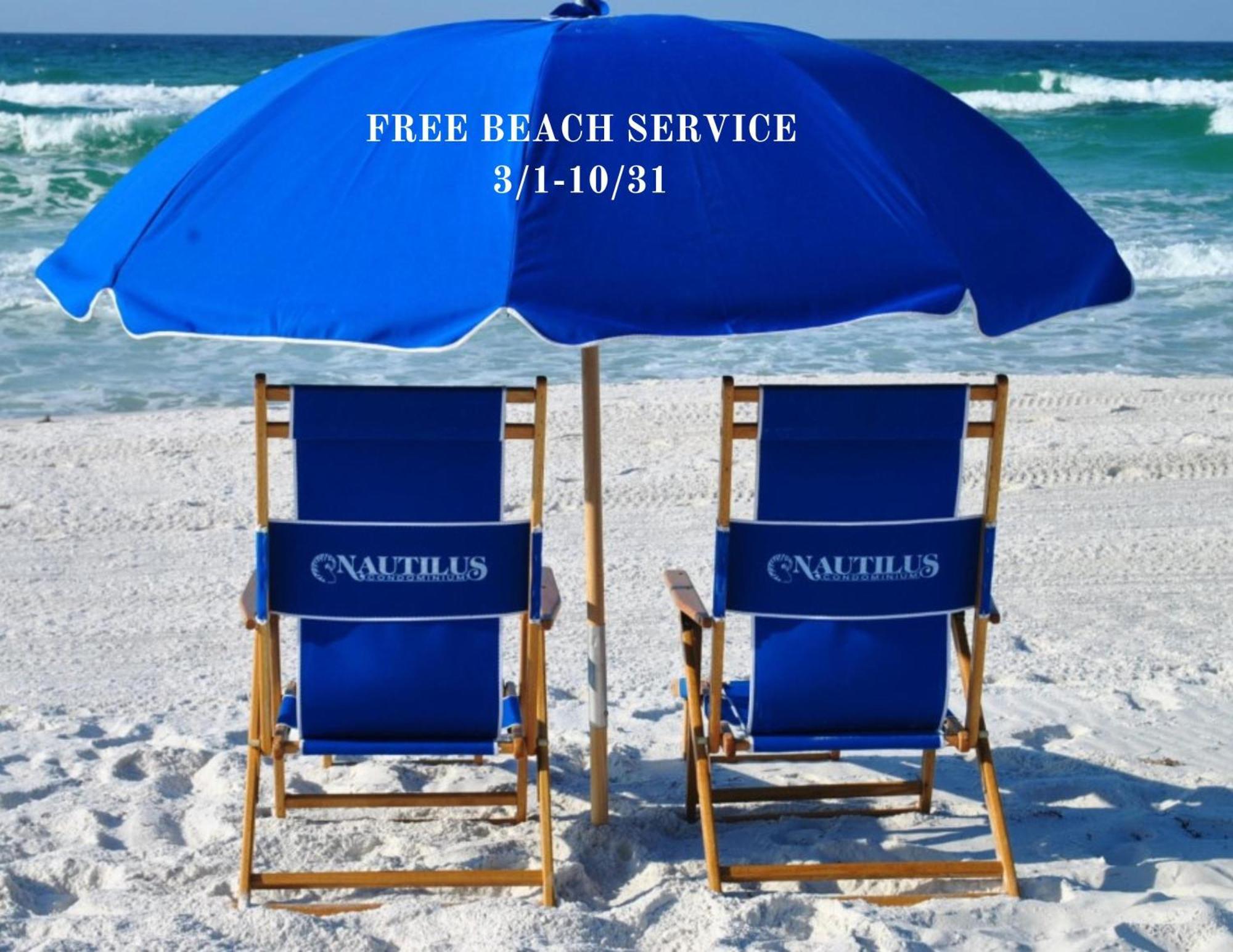 Nautilus 2609 Gulf View 2 Bedroom 6th Floor Free Service