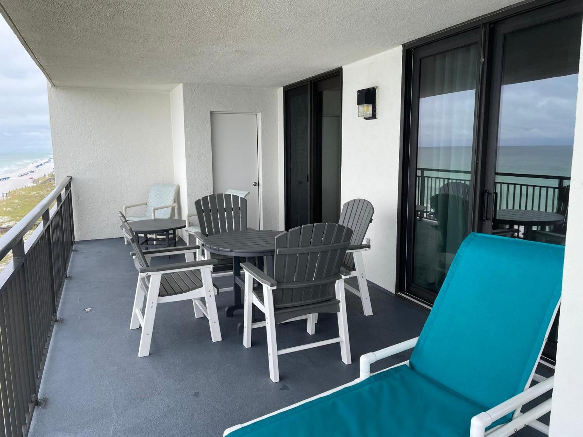 Nautilus 1606 Gulf Front 2 Bedroom 6th Floor Huge Wraparound Balcony Fort Walton Beach