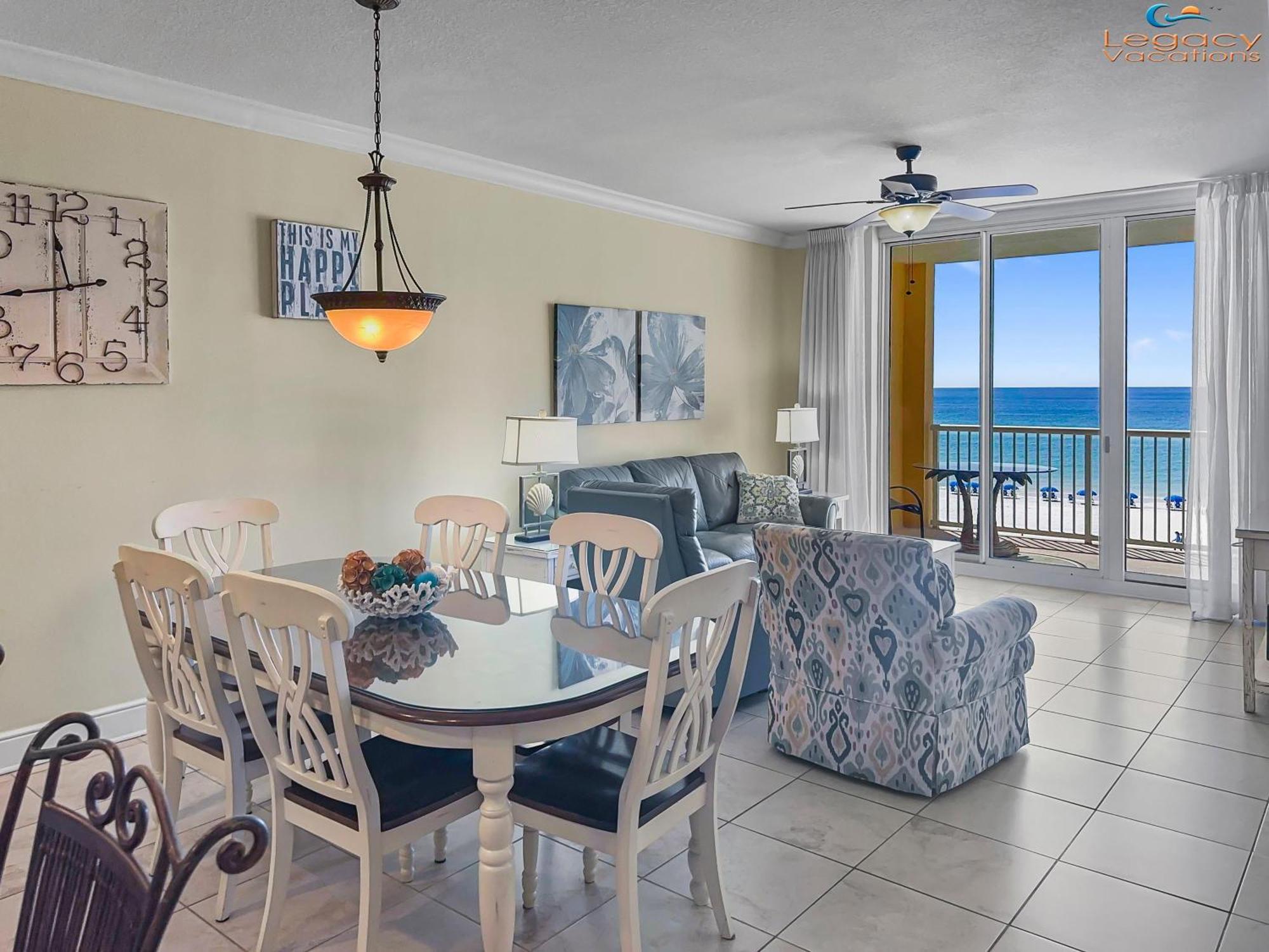 Apartment Azure #413- 3 Bd Beachfront - King Beds!