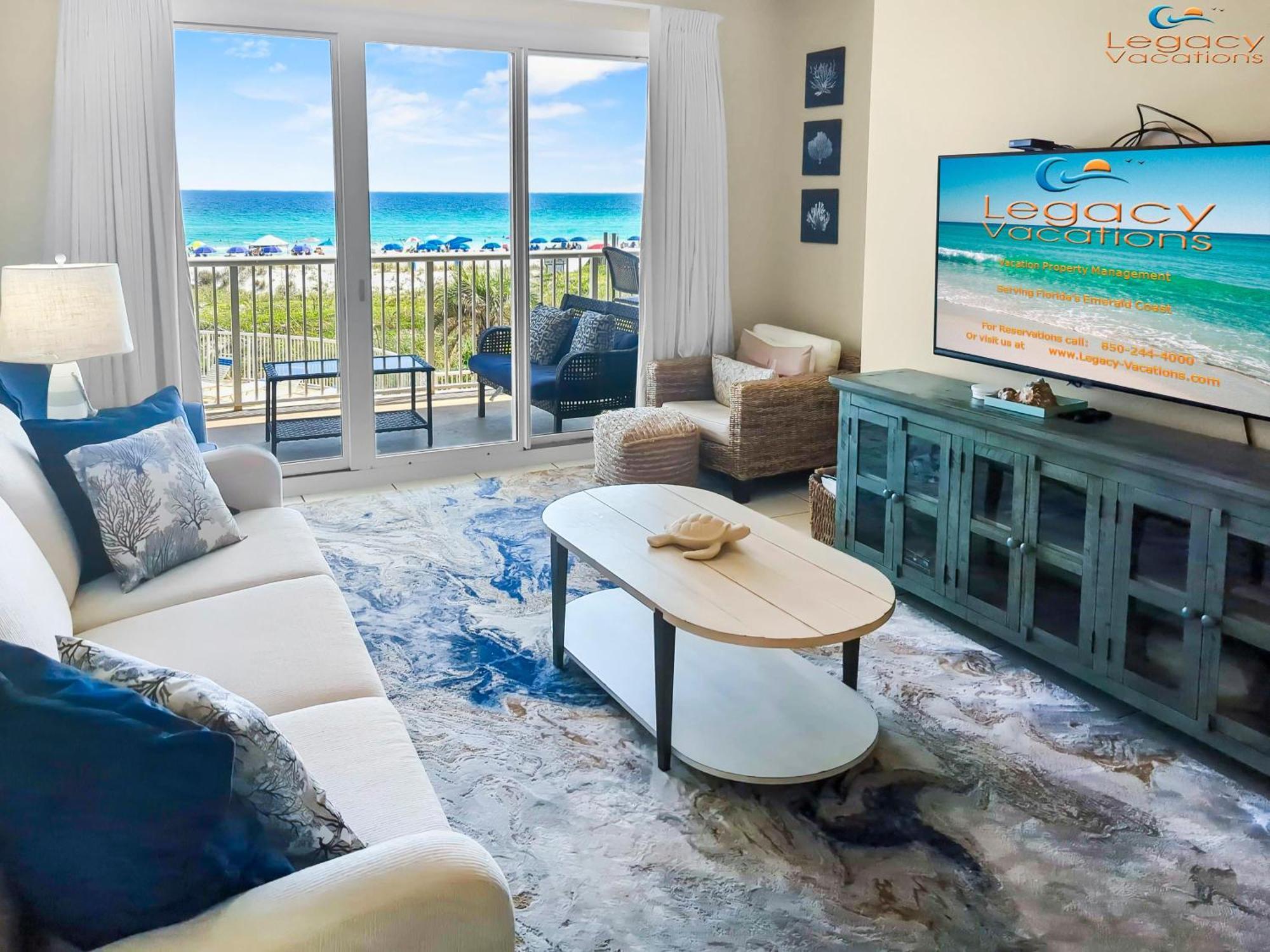 Smp 208 - Stunning 3 Bedroom Beachfront Condo! * Fort Walton Beach